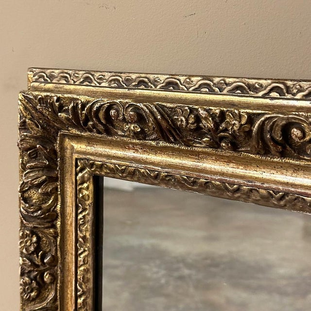 Vintage Louis XIV Gilded Mirror For Sale - Image 10 of 12