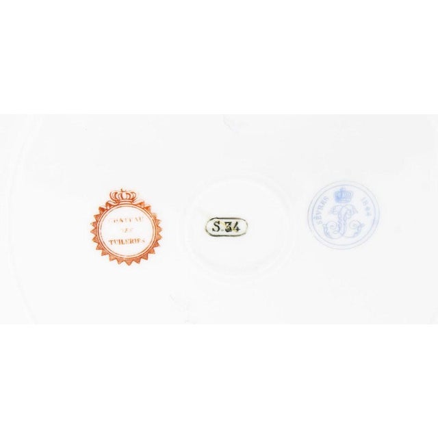 19th Century French Sevres Cabinet Plate of Medieval Battle Scene For Sale - Image 6 of 8