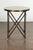 Italian Midcentury Bronze Side Table with Variegated Marble Top and Paw Feet For Sale - Image 11 of 12