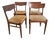 Vintage Norwegian Chairs, 1950s, Set of 4 For Sale