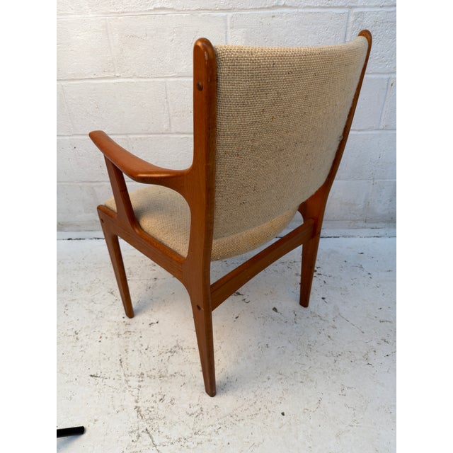 Brown Mid 20th Century Set of Six Mid-Century Modern Teak Dining Chairs by Scandinavia Woodworks For Sale - Image 8 of 17
