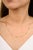 This is part of Chairish’s Fine Jewelry assortment. Certified Multi Sapphire Station Chain Necklace for Women in 18K Gold...