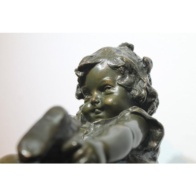 Juan Clara, Young Girl, 1890s, Bronze For Sale - Image 4 of 10