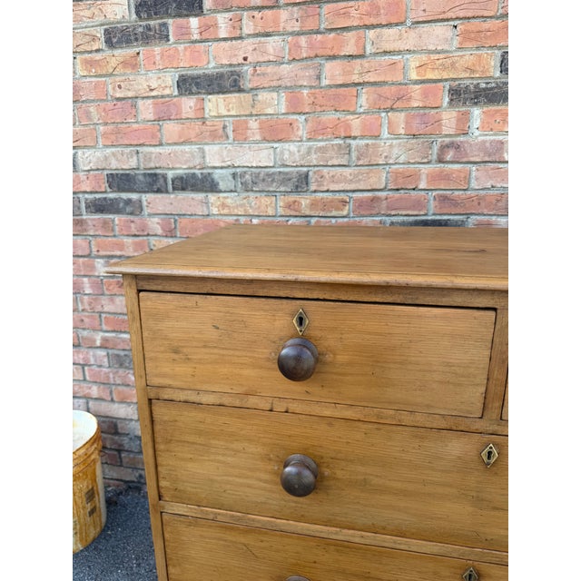 English 19th Century English Pine Chest of Drawers For Sale - Image 3 of 14