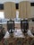 Mid 20th Century Modern Sculptural Wood & Smoked Glass Lamps – Pleated Shades – Danish Modern – Hollywood Regency Statement Lighting - Pair For Sale In Buffalo - Image 6 of 8