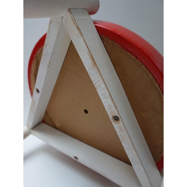 Vintage Scandinavian Round Stool by Hugo Frandsen, 1960s For Sale - Image 15 of 17