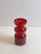 Vintage Swedish Red Glass Vase by Per-Olof Ström for Alsterfors, 1960s For Sale - Image 9 of 10