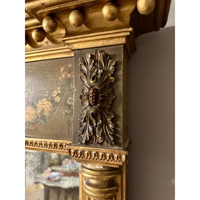 Antique George III Gold Gilt Overmantle Mirror, 1790 For Sale - Image 4 of 17