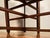 Vintage Wood Folding Tray Table Removable Serving Tray Brass Gallery For Sale - Image 9 of 12