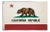 Small "California Republic" Cotton Canvas Flag For Sale