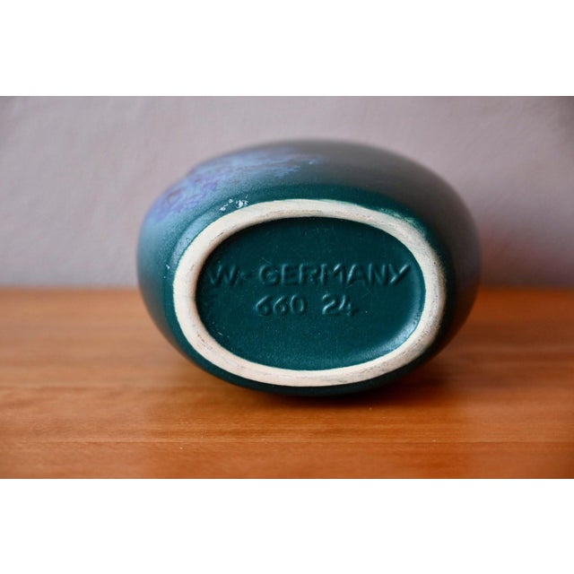 Ceramic Fat Lava Floor Vase in Stoneware, West Germany, 1970s For Sale - Image 7 of 9