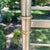 1940s Pair Brushed Steel and Brass 6 Glass Shelf Etageres in the Jansen Style For Sale - Image 4 of 7