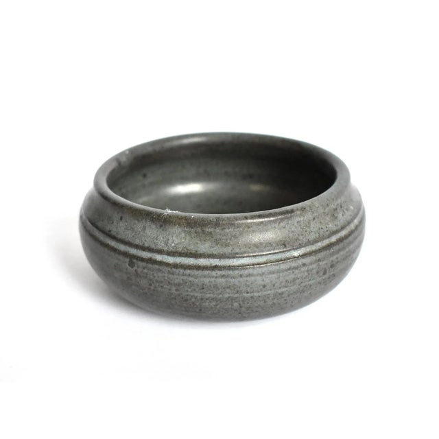 Mid-Century Modern Vintage Art Pottery Small Bowl For Sale - Image 3 of 7