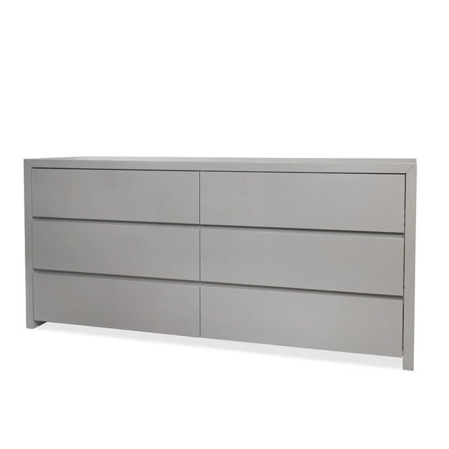 2010s Mobital Blanche High Gloss Stone Double Dresser, Attributed For Sale - Image 5 of 6