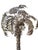 Silver Silver Palm Floor Lamp by Hans Kögl, 1960s For Sale - Image 8 of 9