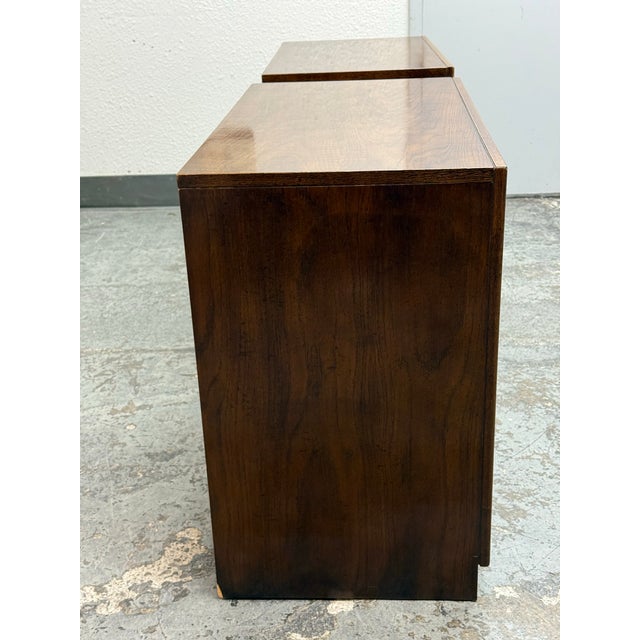 1970s Dixie Furniture Act II Collection Campaign Nightstands, Mid 20th Century For Sale - Image 5 of 12
