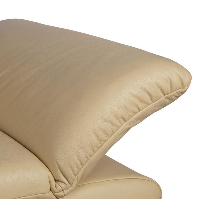 Animal Skin Rossini Armchair in Yellow Leather from Koinor For Sale - Image 7 of 15