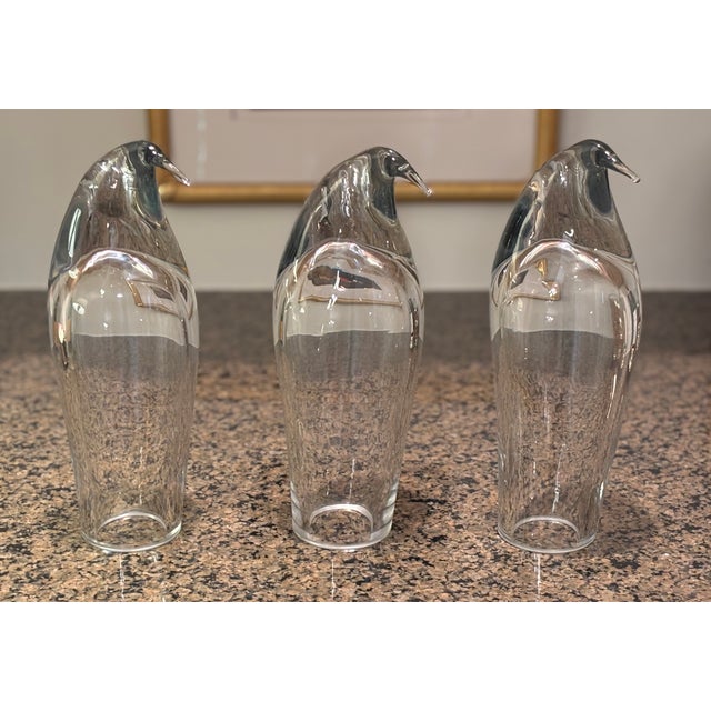 Blenko Art Hand-Blown Glass Penguin Sculpture, Model #8020s For Sale In Charlotte - Image 6 of 7