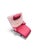 WK solo deck chair with blue leather and white and red striped fabric, foldable and fully functional, leather in good...