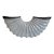 Nautical Ceramic Large Seashell Inspired Fan Vase For Sale
