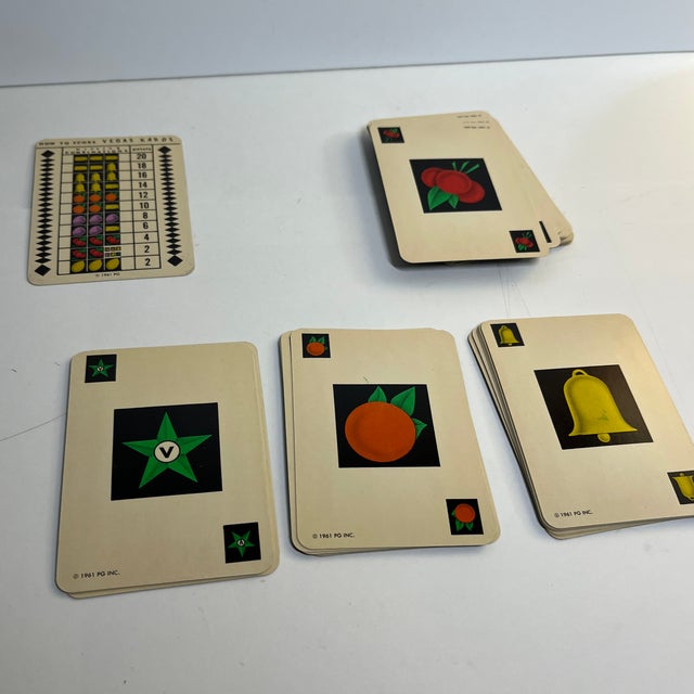 1960s 1961 Vegas Kard Games Card Deck For Sale - Image 5 of 8