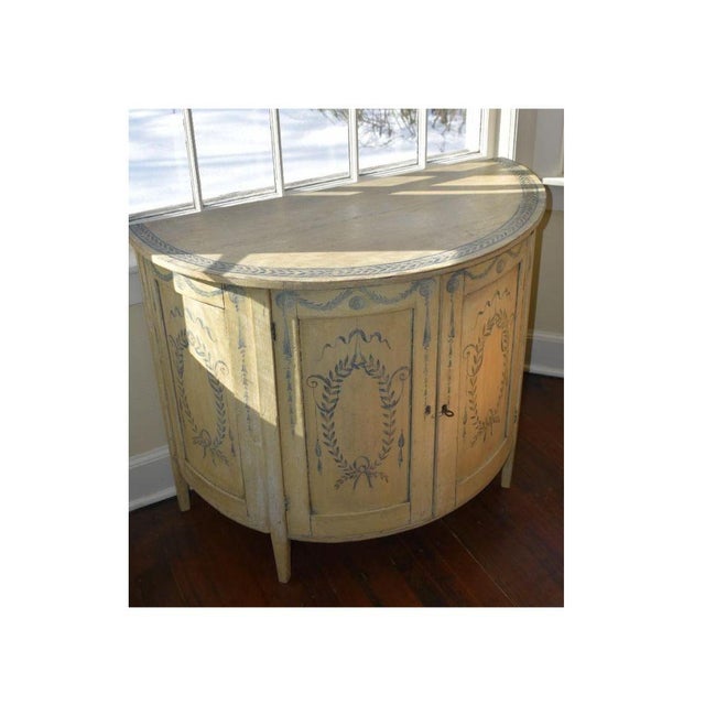 Traditional 18th Century Continental Decorated Cabinet For Sale - Image 3 of 7