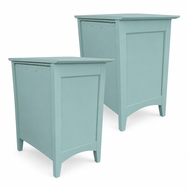 Thomasville Pair of Thomasville Impressions Three-Drawer Nightstands For Sale - Image 4 of 6