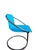 Metal Italian Steel and in Turquoise Cotton Upholstery Armchairs, 1960s, Set of 2 For Sale - Image 7 of 18