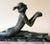 Early 20th Century French Art Nouveau Bronze Statuette with Marble Base of a Dancer For Sale - Image 6 of 13