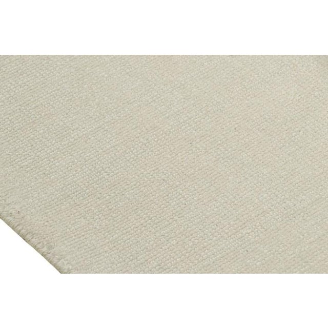 Contemporary Rug & Kilim’s Modern Textural Rug in White Tones - 10x16 For Sale - Image 3 of 8