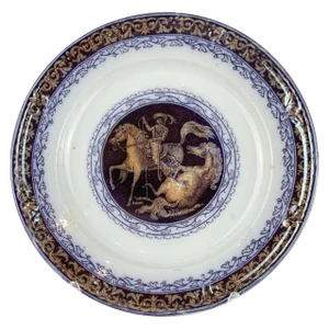 Antique Forster & Elsmore Vaquero Plate - Circa 1850