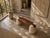 Art Nouveau Sculpted Balance Console Bench — Handmade Wabi-Sabi Statement Furniture For Sale - Image 3 of 4