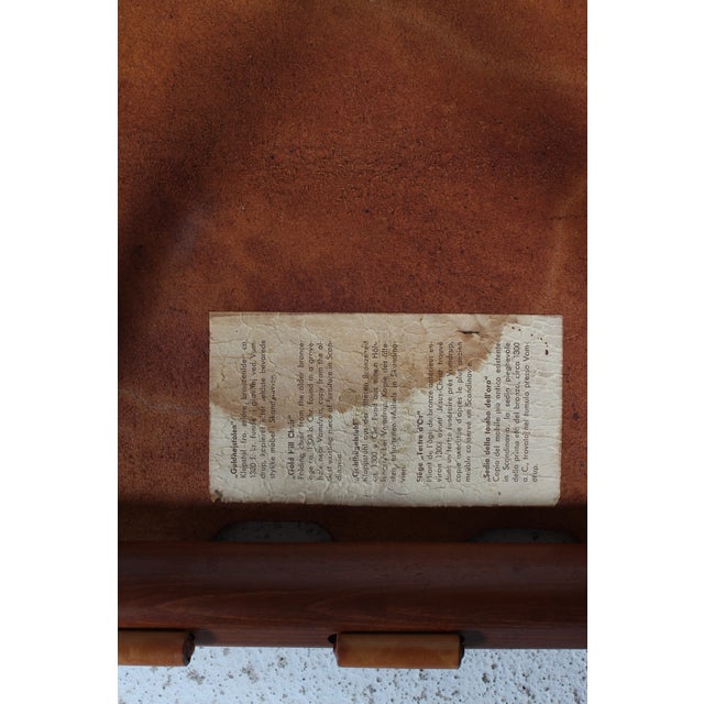 Vintage Danish Stool in Teak and Leather by Poul Hundevad, 1960s For Sale - Image 9 of 10