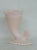 Jeannette Shell Pink Milk Glass Cornucopia Horn Vase For Sale - Image 10 of 11