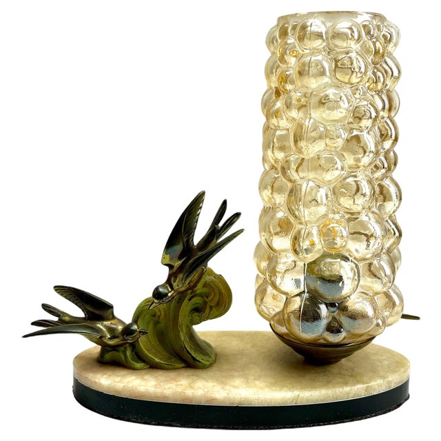 French Art Deco Table Lamp, 1935 For Sale