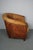 Brown Vintage Dutch Cognac Colored Leather Club Chair For Sale - Image 8 of 16
