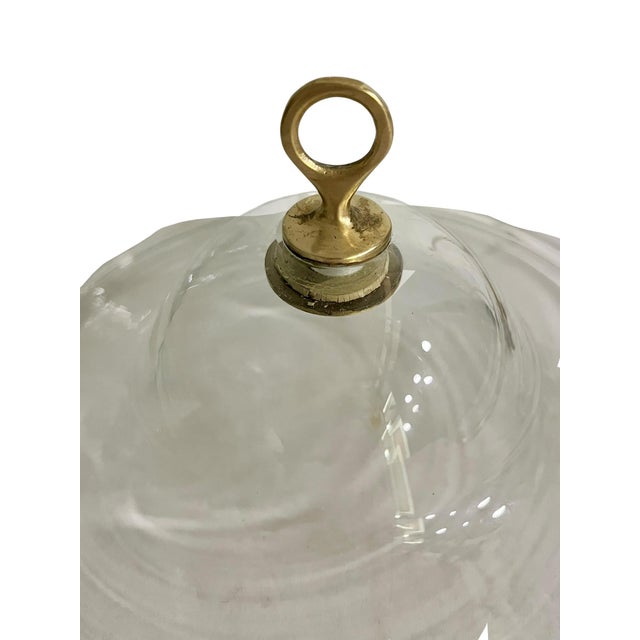 Vintage Chapman & Myers Style Brass and Glass Hurricane Wall Sconces – Pair of Mid-Century Lantern Candle Holders For Sale - Image 15 of 17