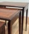 Vintage Heritage-Henredon Leather and Mahogany Nesting Table Trio For Sale - Image 12 of 13