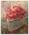 Elena Mardashova, Coral Flowers, Oil Painting, 2023 For Sale