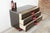 Mid-Century Modern Vintage Black Wooden and Strawberry Pink Velvet Chest of Drawers from Poltrona Frau, 1970s For Sale - Image 3 of 10