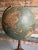 Antique 1920s floor standing raised relief globe by Paul Rath Liepzig Germany. Scale 1:20,000,000, heights & depths shown...
