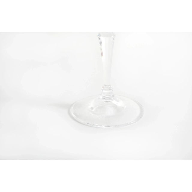 Blue Vintage French Cut Crystal Barware Service- Set of 11 For Sale - Image 8 of 10