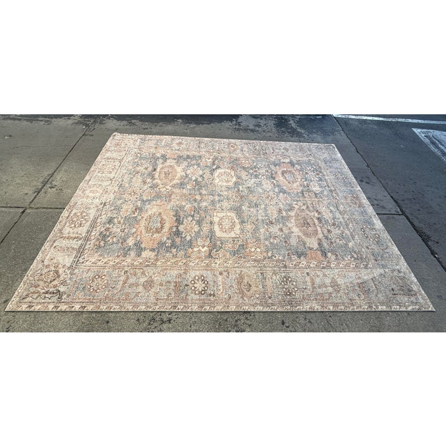 2010s 8ft 6in × 11ft 7in Loloi Margot Area Rug, Ocean Spice For Sale - Image 5 of 12