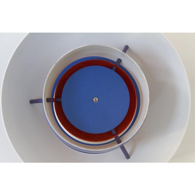 Vintage Danish Blue Ceiling Pendant PH5 by Poul Henningsen for Louis Poulsen, 1960s For Sale - Image 15 of 18