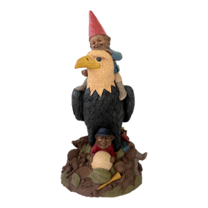 1993 Thomas Clark “Par” Gnome Riding an Eagle Figurine
