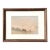 Miniature Antique 1910s Rocky Beach Shore Seascape Painting Watercolor For Sale