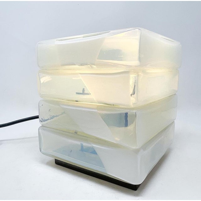 Mid-Century Table Lamp in Murano Glass by Carlo Nason, Italy, 1960s For Sale - Image 4 of 6