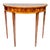 Mid 20th Century RBC Neoclassical Directoire Mahogany Inlay Demilune Table For Sale