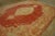 1880s Burnt Orange Medallion Antique Turkish Oushak Carpet 10' X 13' Knotted Wool Rug For Sale In New York - Image 6 of 9