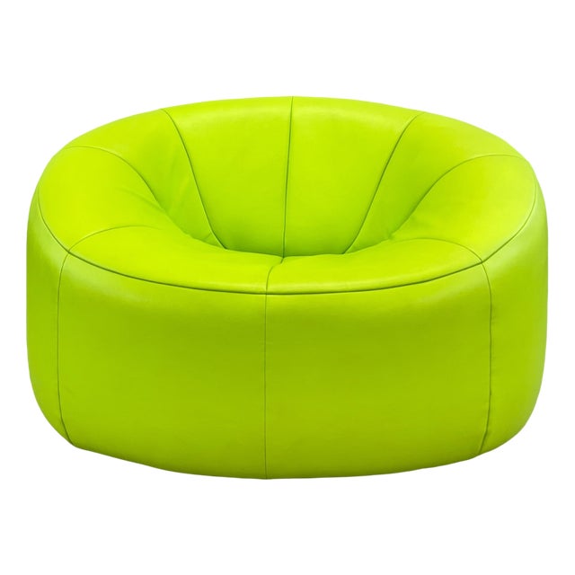 Green Pumpkin Lounge Chair from Ligne Roset For Sale